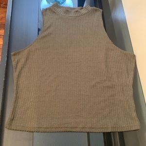 Mock Neck Sleeveless Shein Tank